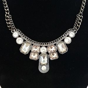 Big Rhinestone Chain Necklace
